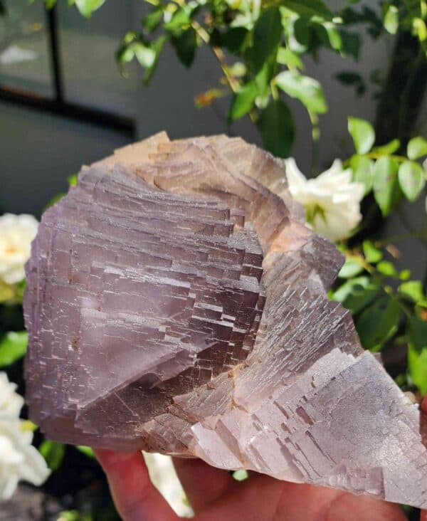 Raw Cubic Fluorite Crystal Cluster