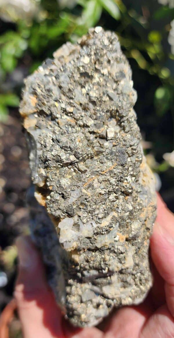 Natural Pyrite And Quartz Cluster - Image 4