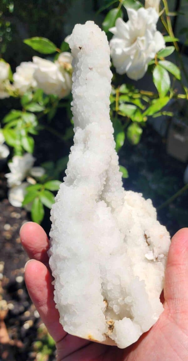 Natural Calcite Stalactite Crystal Specimen - Image 2