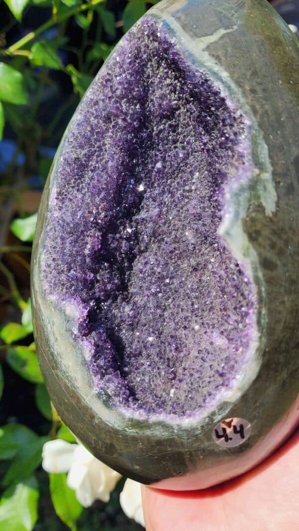 Brazilian Amethyst Crystal Egg - Image 2