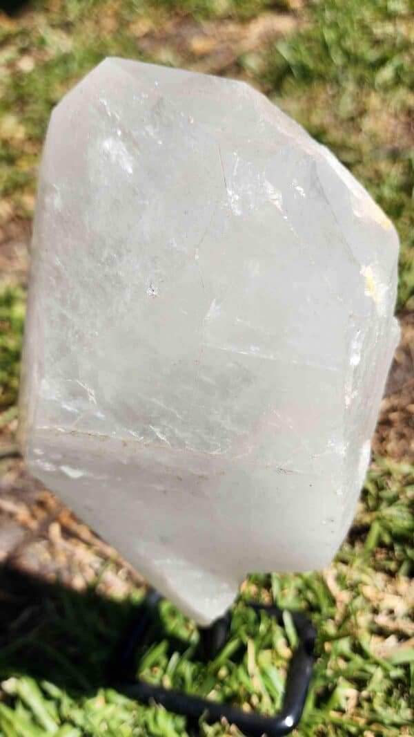 Clear Quartz Crystal On Stand - Image 2