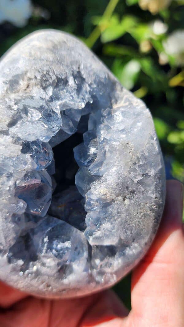 Celestite Crystal Egg - Image 2