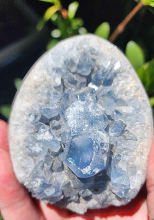 Celestite Crystal Egg