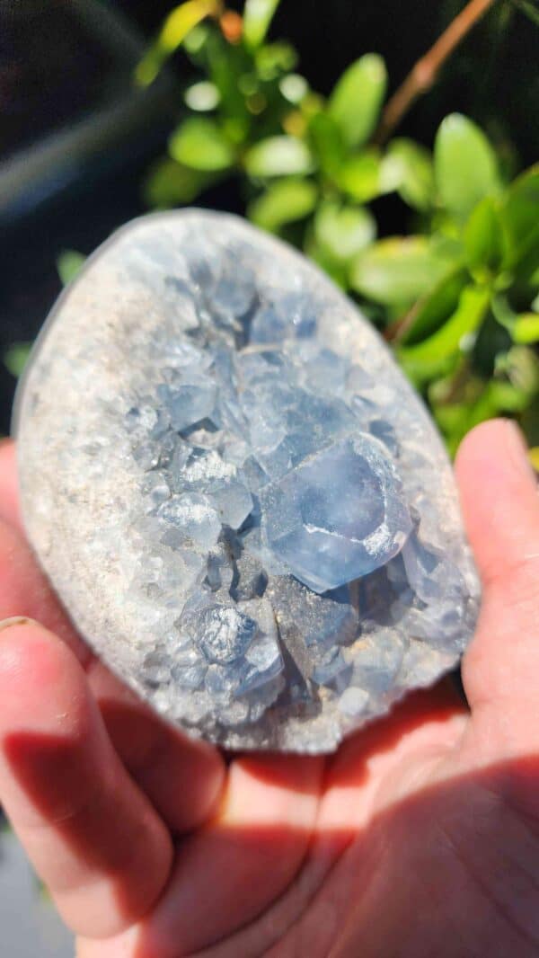 Celestite Crystal Egg - Image 2