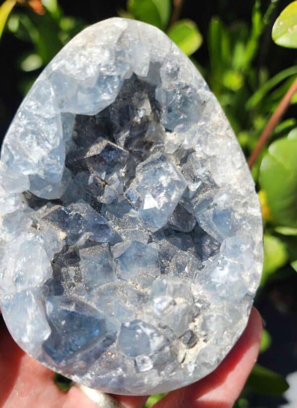 Celestite Crystal Egg