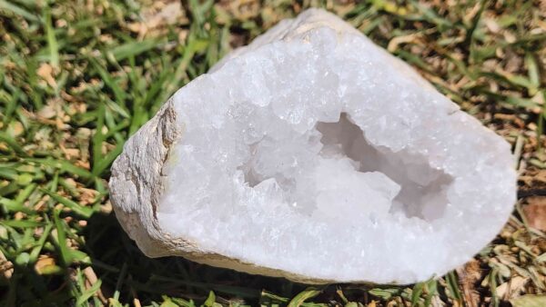 Natural Clear Quartz Full Geode - Image 3
