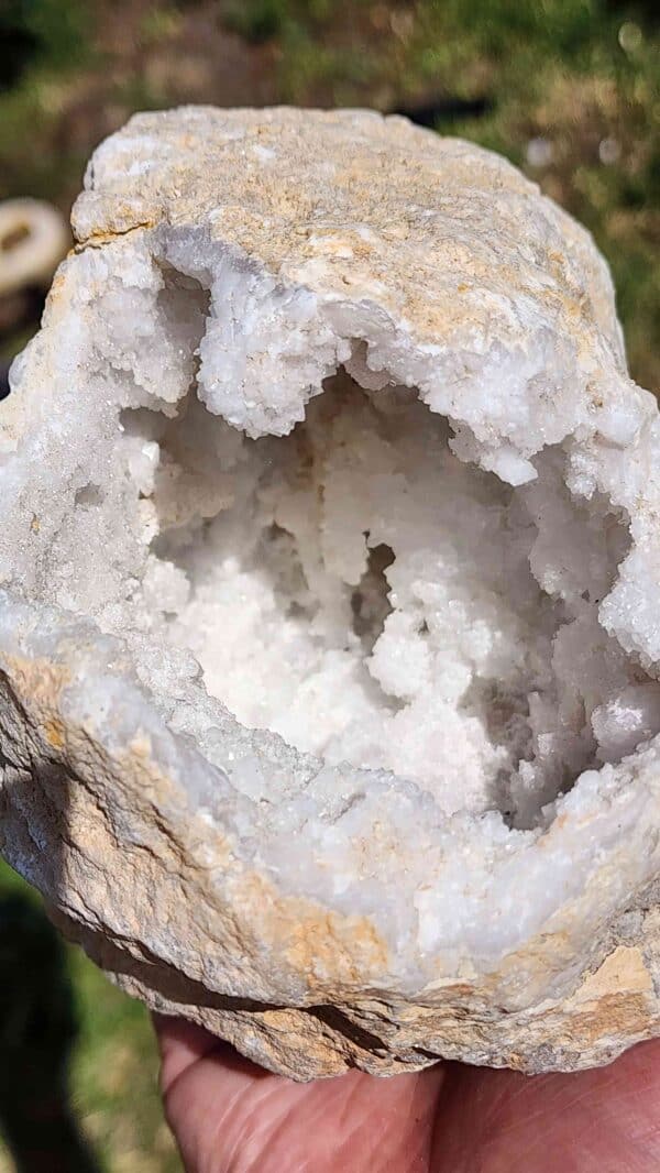 Natural Clear Quartz Full Geode - Image 2