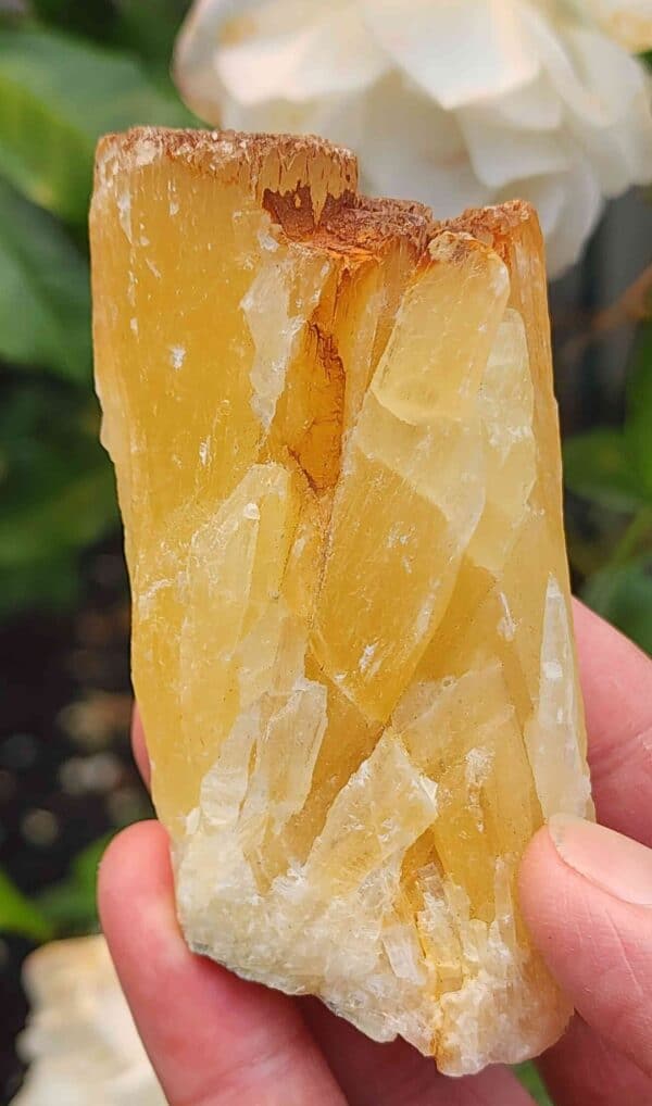 Orange Aragonite Crystal