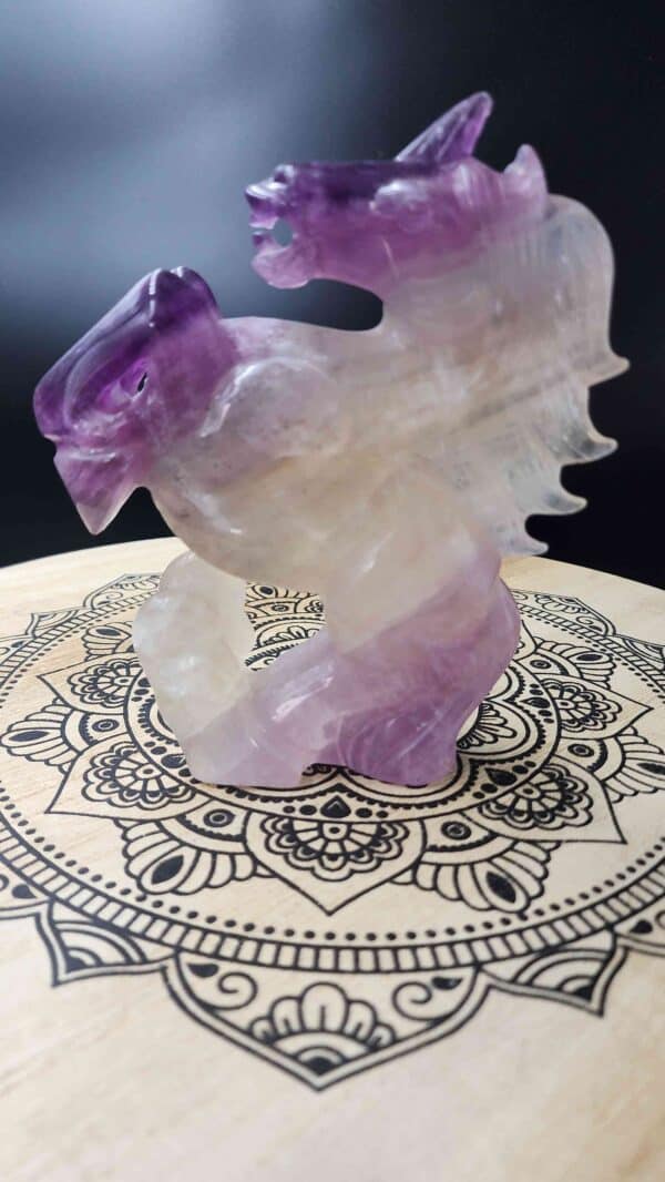 Rainbow Fluorite Crystal Unicorn