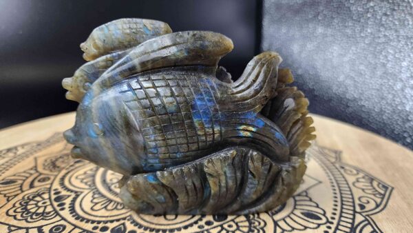 Labradorite Crystal Fish Carving