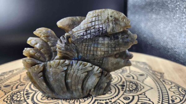 Labradorite Crystal Fish Carving - Image 2