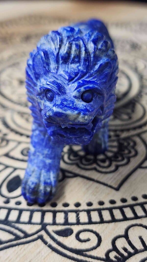 Lapis Lazuli Crystal Lion - Image 2