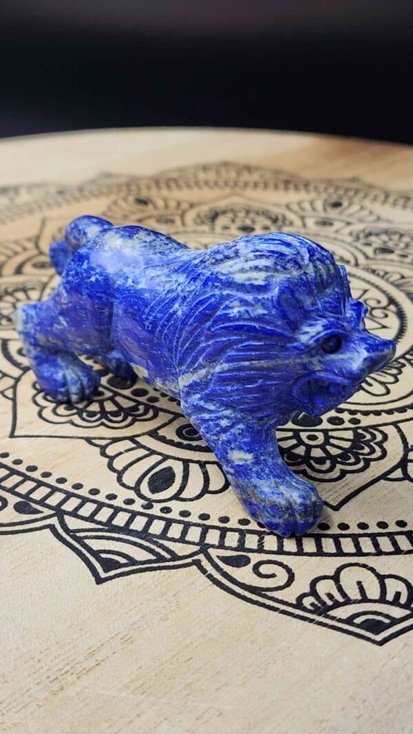 Lapis Lazuli Crystal Lion - Image 4