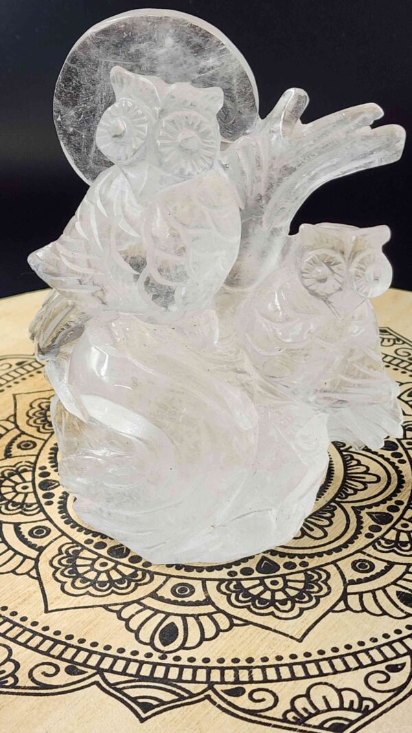 Clear Quartz Crystal Owls - Image 2