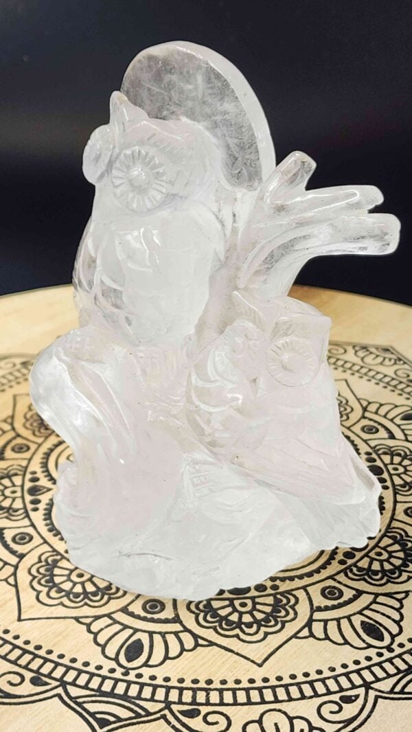 Clear Quartz Crystal Owls - Image 3