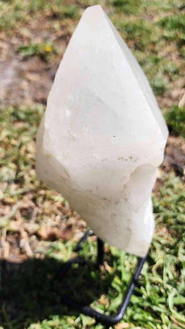 Clear Quartz Crystal On Stand - Image 2