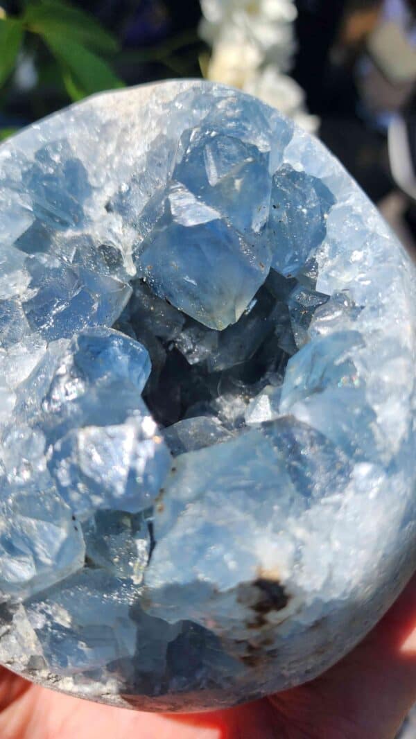 Celestite Crystal Egg - Image 2
