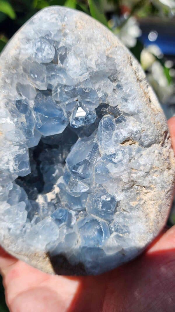 Celestite Crystal Egg - Image 2