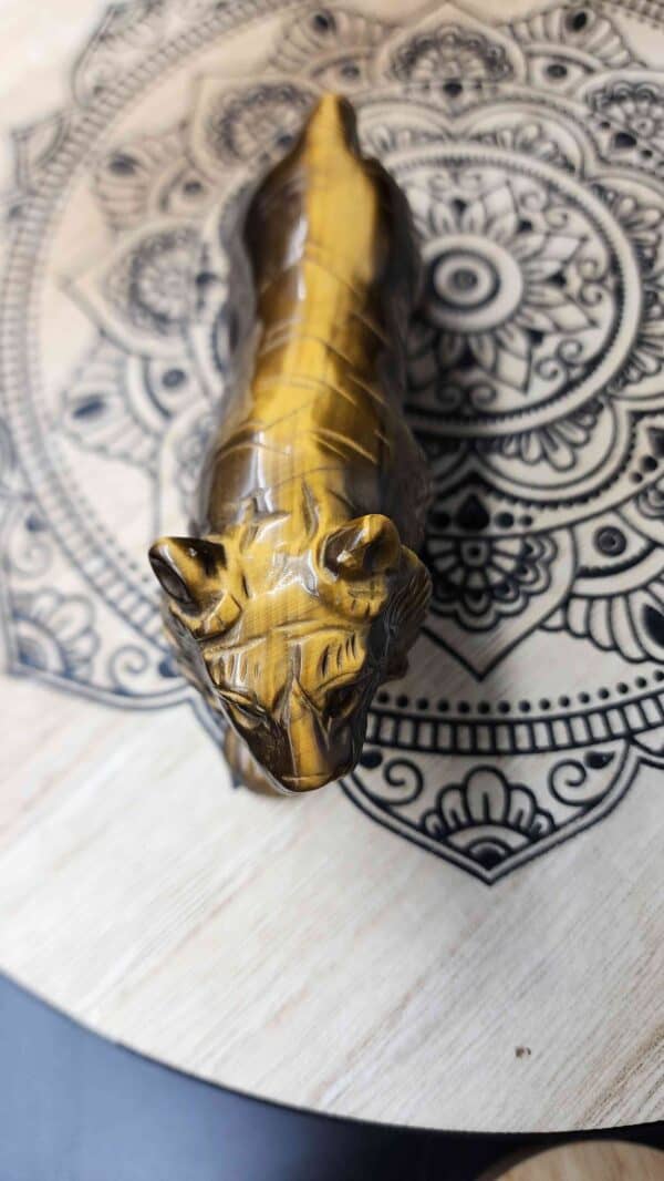 Tigers Eye Crystal Tiger - Image 2