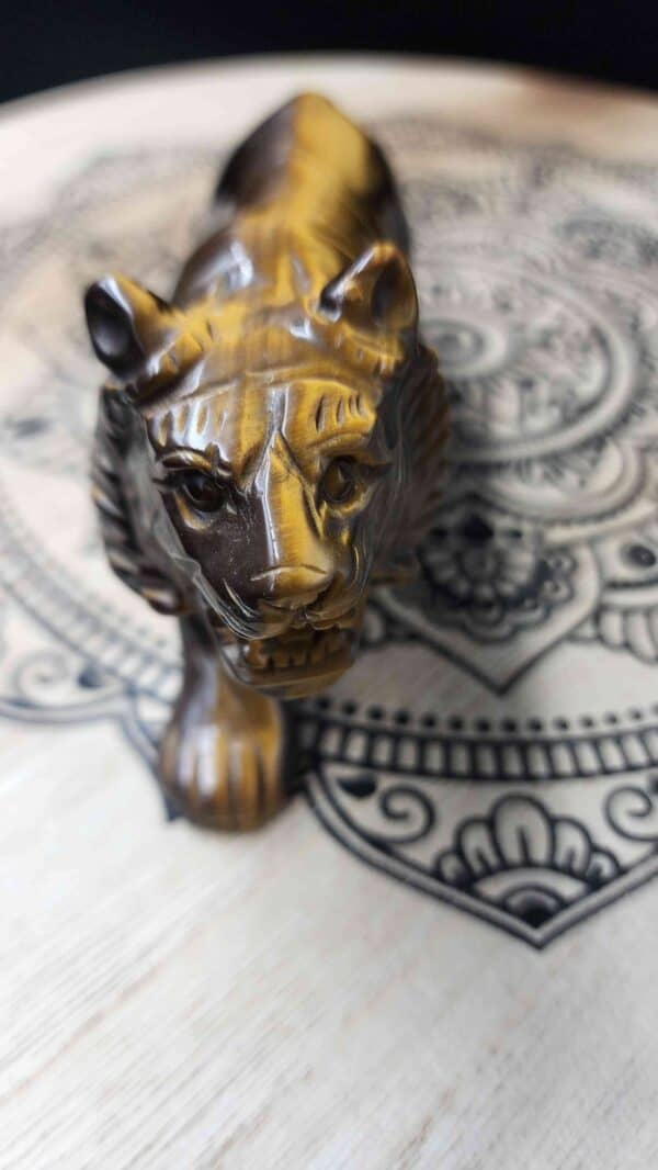 Tigers Eye Crystal Tiger