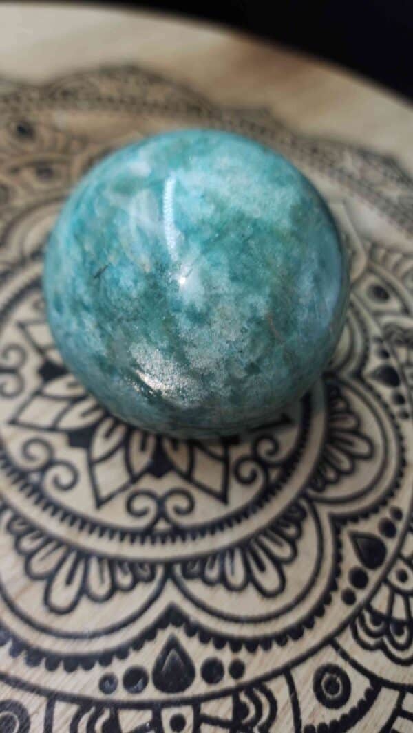 Amazonite Crystal Sphere
