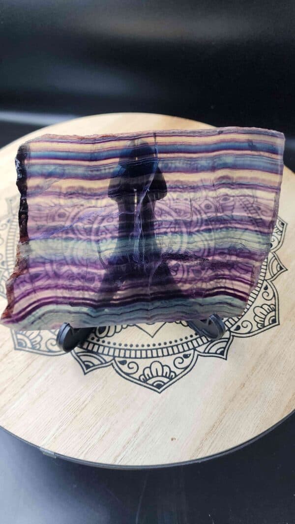 Rainbow Fluorite Slab