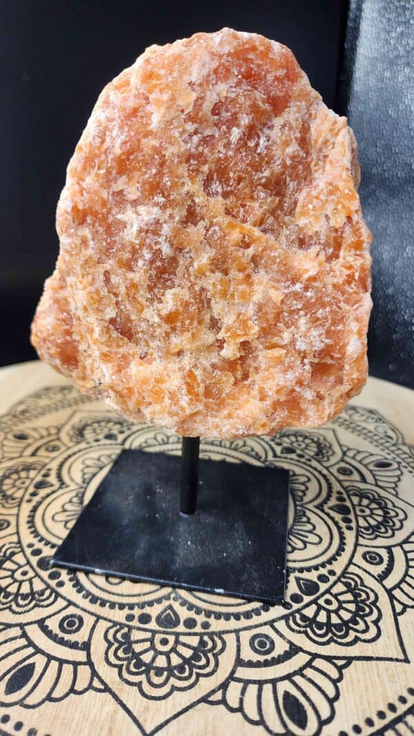 Natural Sunstone Crystal On Stand