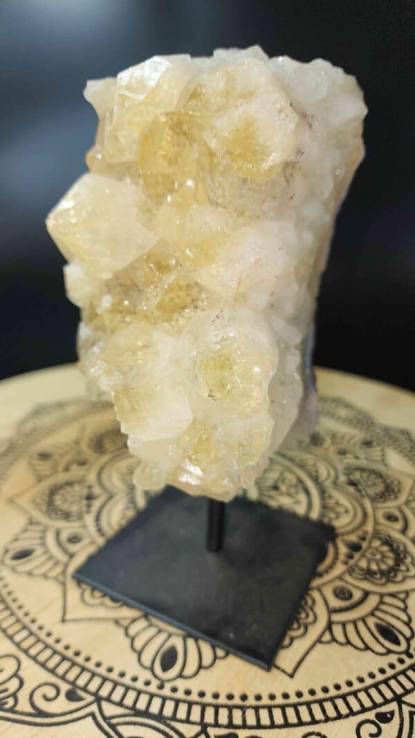 Citrine Crystal Cluster On Stand