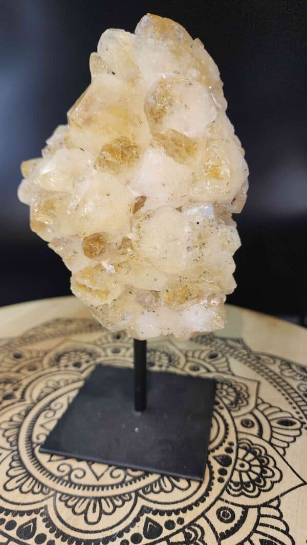 Citrine Crystal Cluster On Stand
