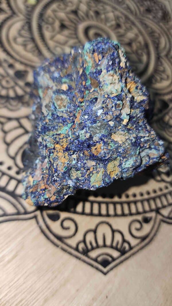 Azurite Malachite Crystal Specimen