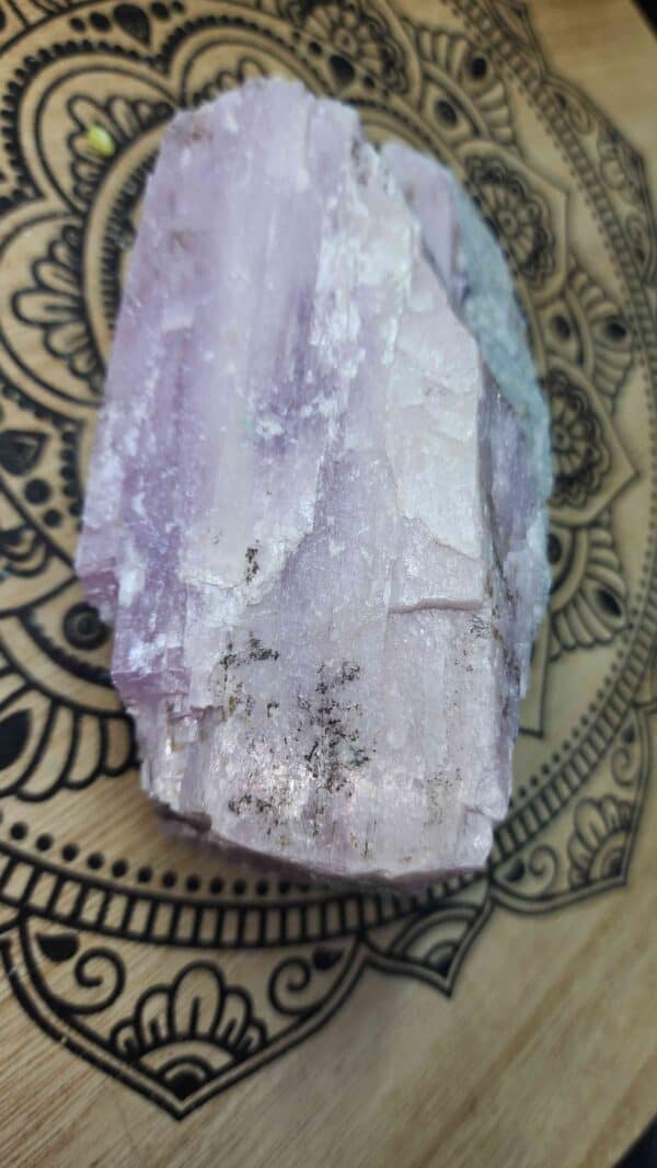 Natural Kunzite Crystal Specimen