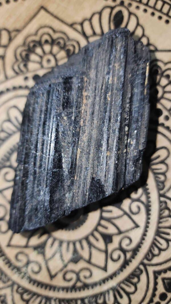 Natural Black Tourmaline Raw Crystal