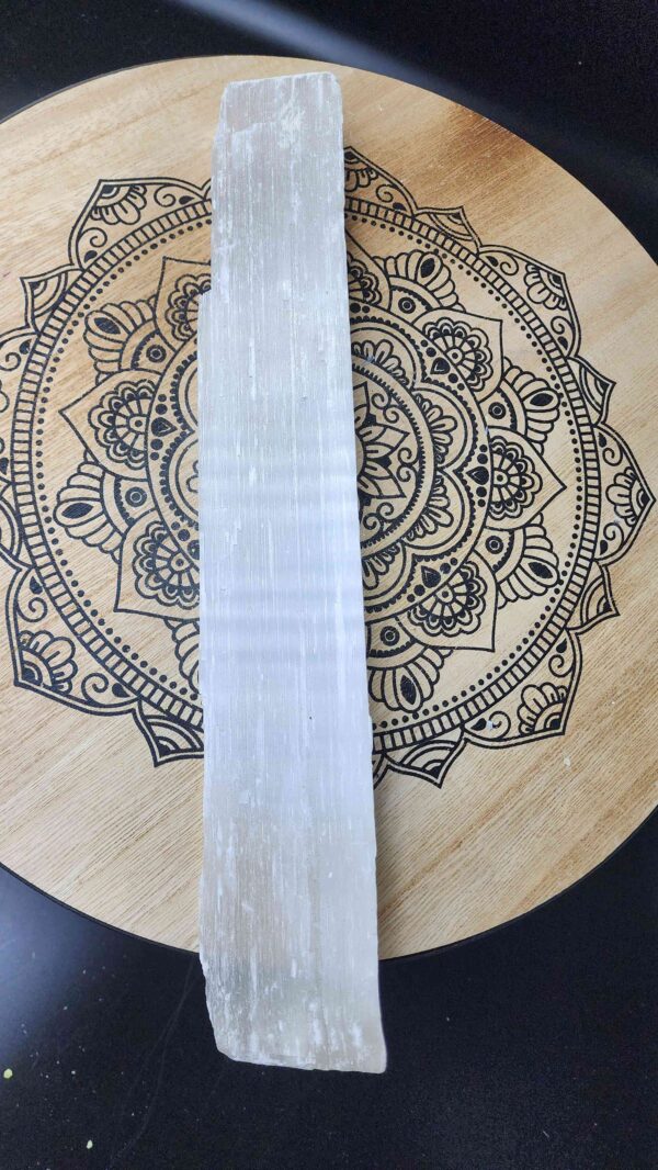 Natural Raw Selenite Crystal Wand