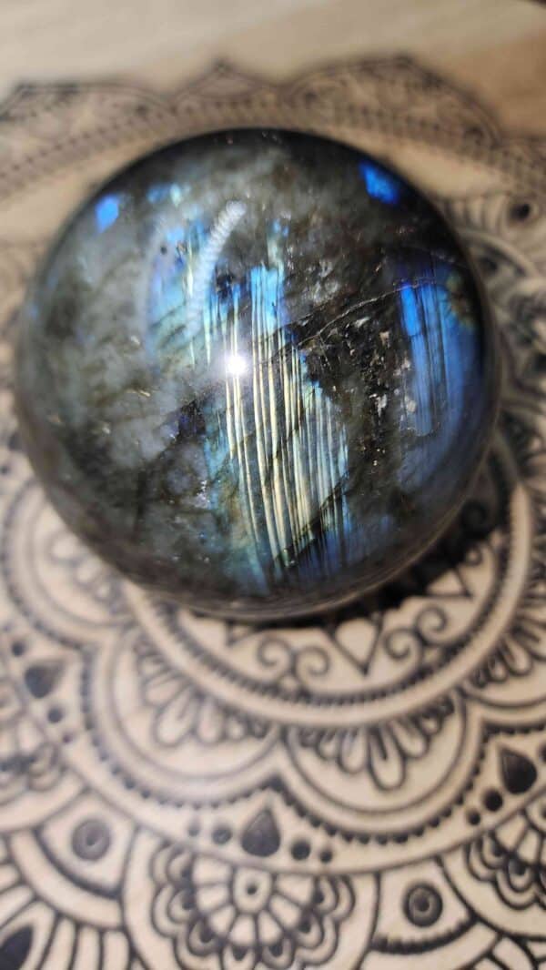 Labradorite Crystal Sphere - Image 2