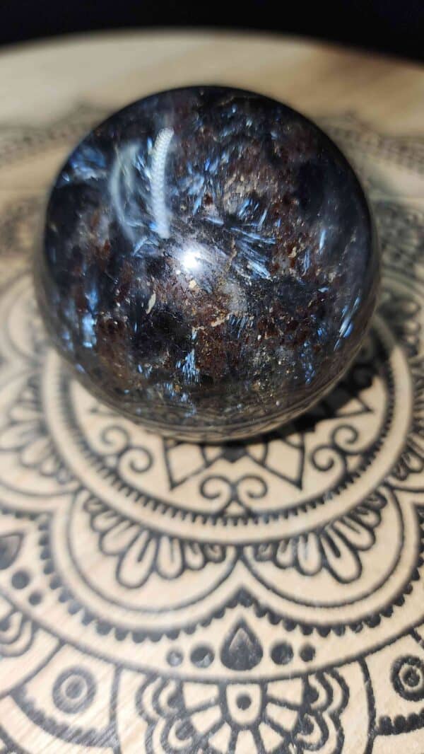Blue Astrophylite Crystal Sphere