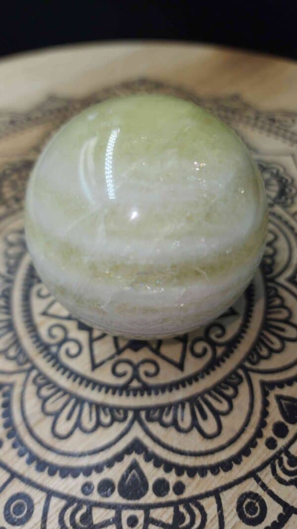 Natural Lemon Citrine Crystal Sphere