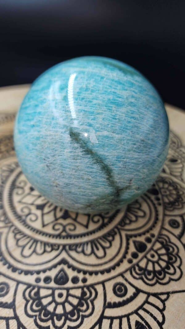 Large Amazonite Crystal Sphere - Image 2