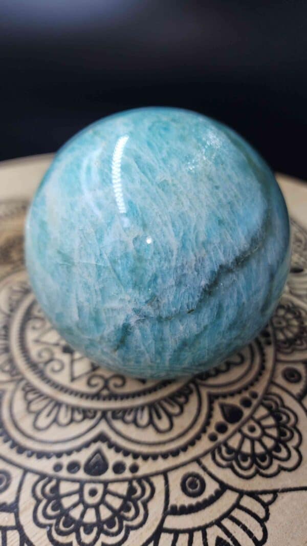 Large Amazonite Crystal Sphere - Image 3