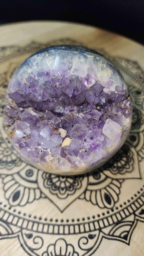 Druzy Amethyst Crystal Cluster Sphere