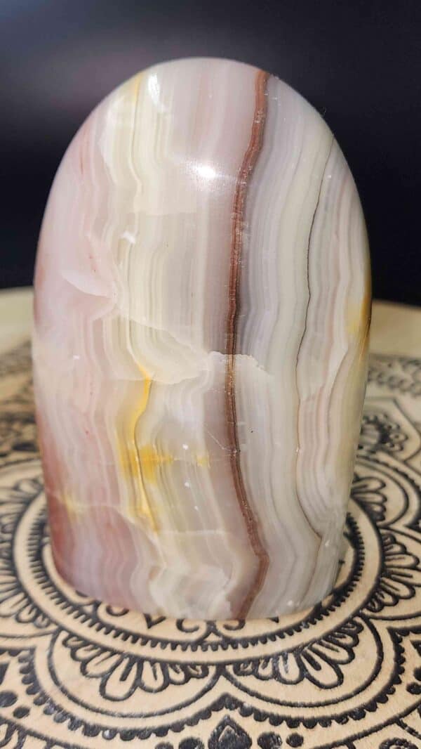 Pink Banded Calcite Crystal Freeform - Image 2