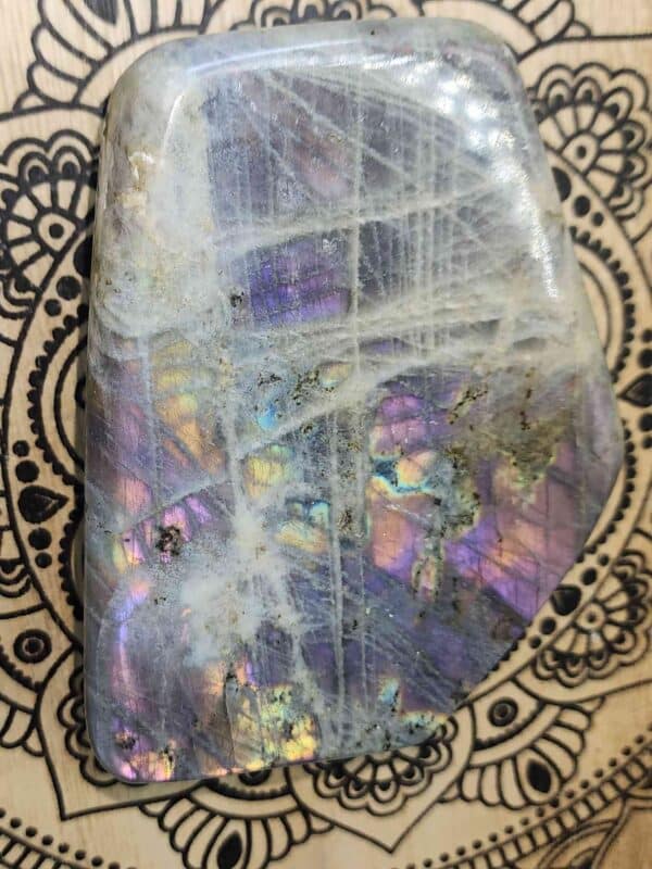 Purple Labradorite Crystal Freeform