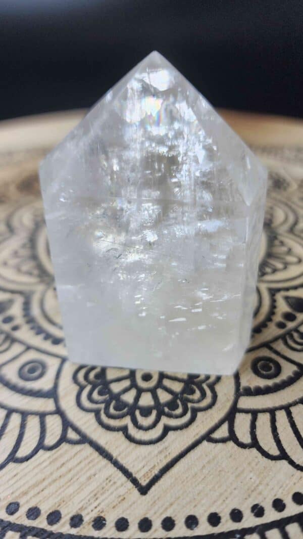 Natural Honey Calcite Crystal Point