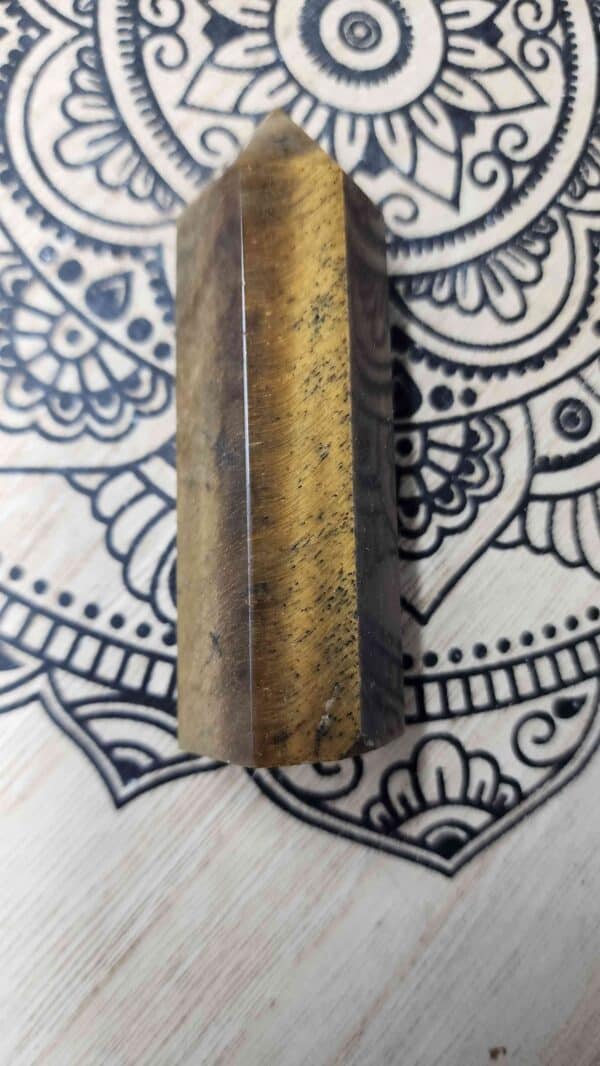 Natural Tigers Eye Crystal Tower
