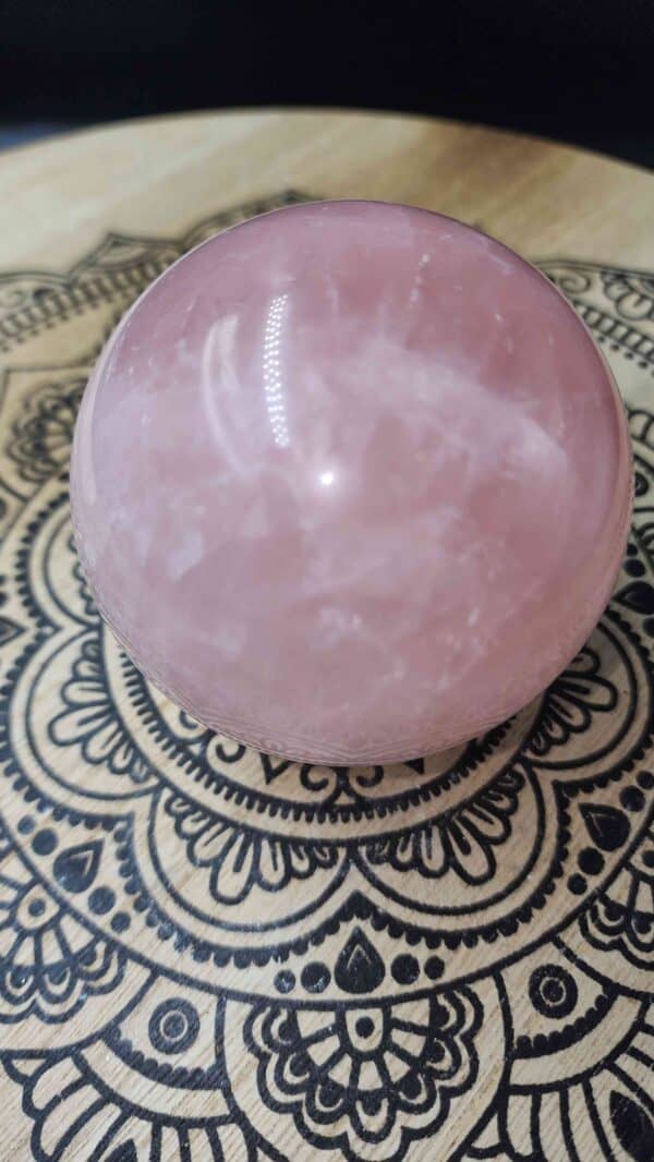 Rose Quartz Crystal Sphere