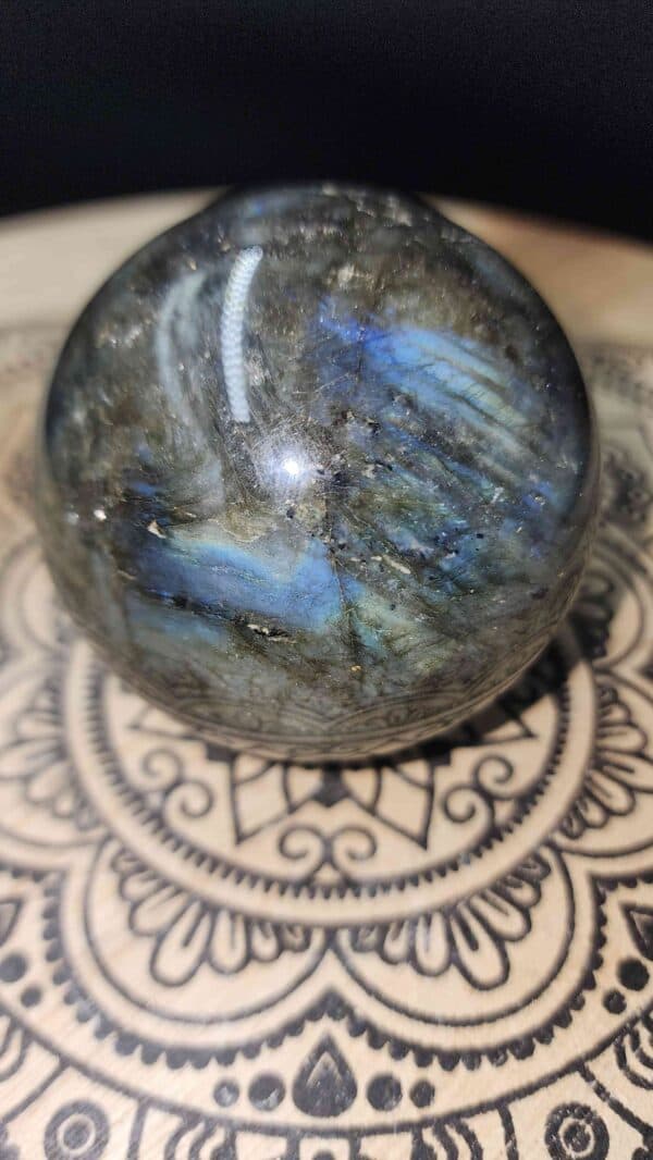 Labradorite Crystal Sphere