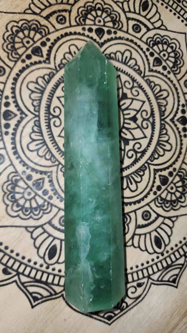 Green Fluorite Crystal Tower - Image 2