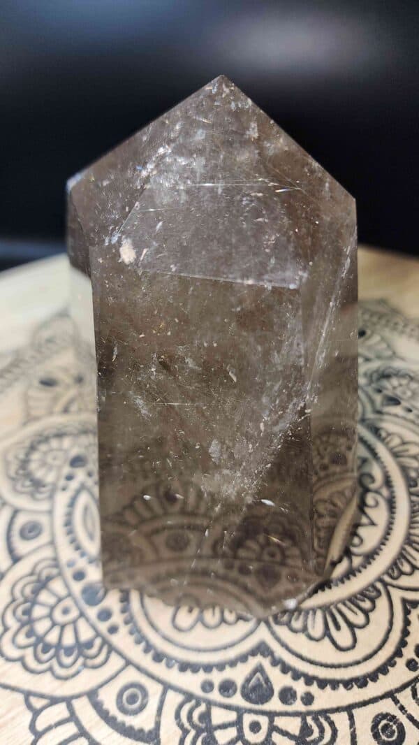 Golden Rutilated Smokey Quartz Crystal Tower - Image 2