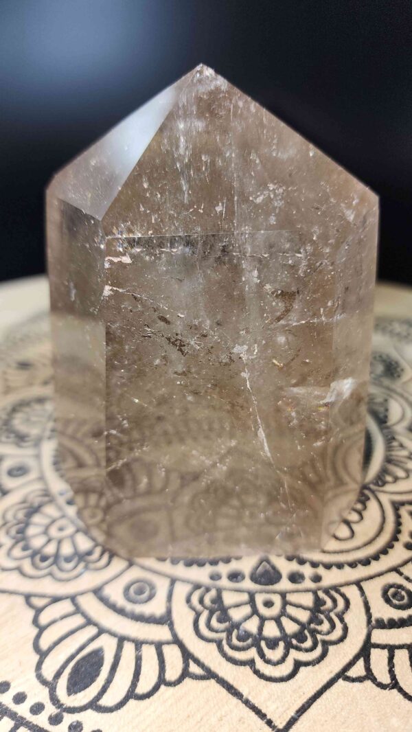 Golden Rutilated Smokey Quartz Crystal Tower - Image 2