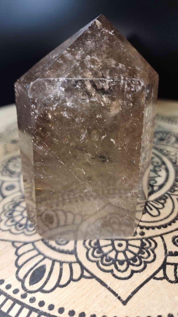 Golden Rutilated Smokey Quartz Crystal Tower - Image 2