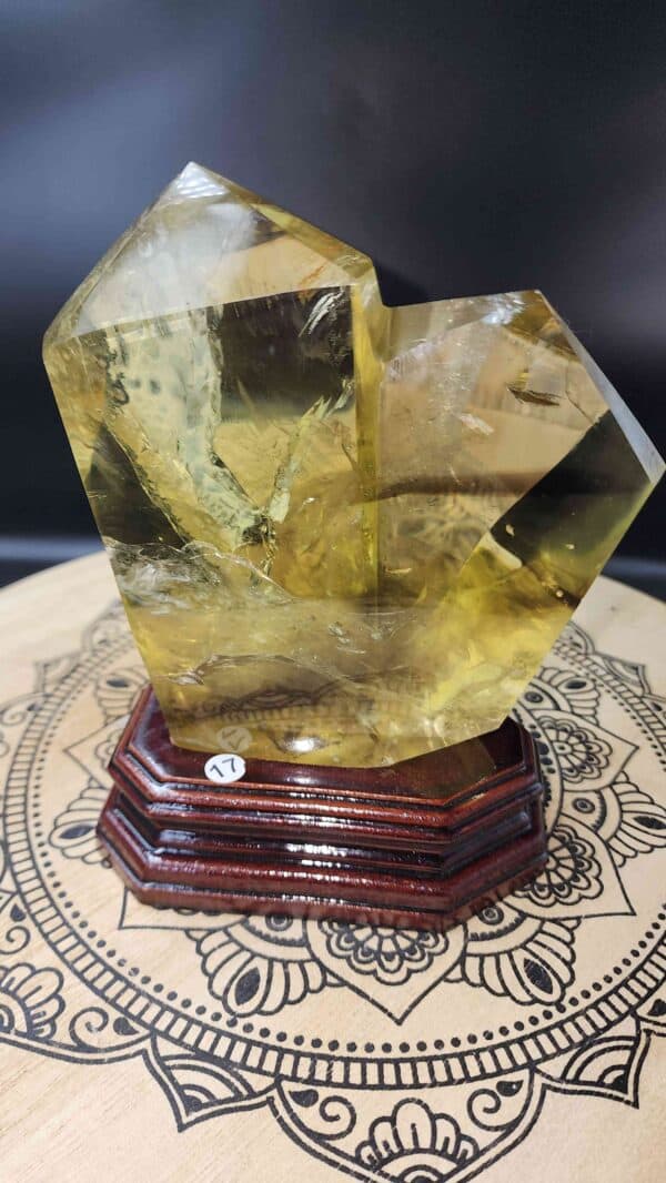 Natural Citrine Twin Tower